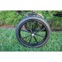 Easy Entry Small Mini Horse Cart Metal Floor w/45" Shafts w/16" Motorcycle Tires