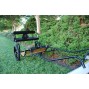 EZ Entry Horse Cart-Mini Size Hardwood Floor w/53" Curved Shafts w/16" Motorcycle Tires