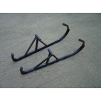 Sleigh Runners Pair For Easy Entry Pony/Cob/Full Size Horse Cart with 1" /25.4mm Axle and 3 3/8" Hub