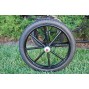 Easy Entry Small Mini Horse Cart Metal Floor w/45" Shafts w/18" Motorcycle Tires