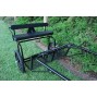 EZ Entry Horse Cart-Cob/Full Size Metal Floor with 72"/ 82" Straight Shafts w/18" Motorcycle Tires