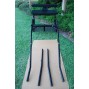 EZ Entry Horse Cart - Pony/Cob Size Metal Floor with 60"/ 72" Straight Shafts w/18" Motorcycle Tires