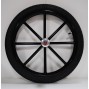 Pair Horse Carriage Rubber Tire for Cart Gig Pneumatic Wheels Rim-Tire 18"-2.50"