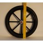 Pair Horse Carriage Rubber Tire for Cart Gig Pneumatic Wheels Rim-Tire 18"-2.50"