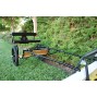 Easy Entry Horse Cart-Mini Size Hardwood Floor w/48"-55" Straight Shafts w/18" Motorcycle Tires