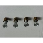 New Set Of 4 Wood Nuts and 4 Bolts for our seat pad and backrest