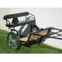 EZ Entry Horse Cart-Mini Size Hardwood Floor w/48"-55" Straight Shafts w/20" Heavy Duty Bike Wheels