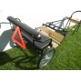 EZ Entry Horse Cart-Mini Size Hardwood Floor w/48"-55" Straight Shafts w/20" Heavy Duty Bike Wheels