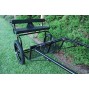 EZ Entry Horse Cart-Pony/Cob Size Metal Floor with 60"/72" Straight Shafts w/21" Motorcycle Tires