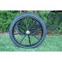 EZ Entry Horse Cart-Pony/Cob Size Metal Floor  with 60"/72" Straight Shafts w/23" Motorcycle Tires