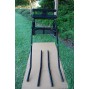 EZ Entry Horse Cart-Cob/Full Size Metal Floor with 72"/82" Straight Shafts w/25" Motorcycle Tires