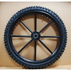 Pair Horse Carriage Rubber Tire for Cart Gig Pneumatic Wheels Rim-Tire 21"-2.75"