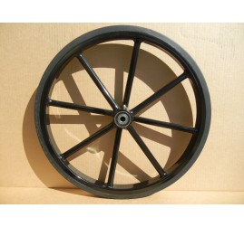 Pair Horse Carriage Solid Rubber Tires for Mini or Small Pony Cart-21" Inches 