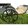 EZ Entry Horse Cart-Mini Size Hardwood Floor w/48"-55" Straight Shafts w/21" Solid Rubber Tires