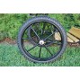 EZ Entry Horse Cart-Mini Size Hardwood Floor w/53" Curved Shafts w/21" Motorcycle Tires