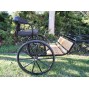 EZ Entry Horse Cart- Mini Size Hardwood Floor w/48" Curved Shafts w/21" Solid Rubber Tires
