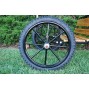 EZ Entry Horse Cart-Cob/Horse Size Hardwood Floor with 72"/82" Straight Shafts w/21" Motorcycle Tires