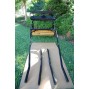 EZ Entry Horse Cart-Cob/Full Size Hardwood Floor with 72"/82" Straight Shafts w/24" Solid Rubber Tires