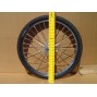 Pair Horse Cart Heavy Duty Bike Wheels 24"x2.125", 3/4"Axle, 4 3/4" Hub w/Roll Bearings