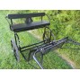 EZ Entry Horse Cart-Pony/Cob Size Metal Floor with 60"/72" Straight Shafts w/27" Solid Rubber Tires