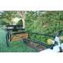 EZ Entry Horse Cart-Cob/Full Size Hardwood Floor with 72"/82" Straight Shafts w/30" Solid Rubber Tires