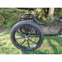 EZ Entry Mini Horse Cart w/"C" Spring Steel w/48" Curved Shafts w/16" Motorcycle Tires