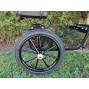 EZ Entry Mini Horse Cart w/"C" Spring Steel w/48"-55" Straight Shafts w/18" Motorcycle Tires
