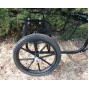 Easy Entry Horse Cart - Pony & Cob Size w/Steel "C" Springs w/18" Motorcycle Tires