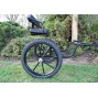 EZ Entry Mini Horse Cart w/"C" Spring Steel w/48"-55" Straight Shafts w/21" Motorcycle Tires