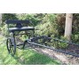 EZ Entry Mini Horse Cart w/"C" Spring Steel w/48"-55" Straight Shafts w/21" Solid Rubber Tires