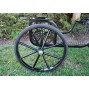 EZ Entry Mini Horse Cart w/"C" Spring Steel w/48"-55" Straight Shafts w/21" Solid Rubber Tires