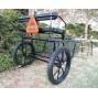 Easy Entry Horse Cart - Pony & Cob Size W/Steel "C" Springs w/21" Motorcycle Tires