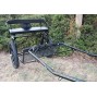 Easy Entry Horse Cart-Pony & Full Size w/Steel "C" Springs w/Curved Shafts w/23" Motorcycle Tires