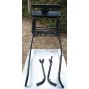 Easy Entry Horse Cart-Pony & Full Size w/Steel "C" Springs w/Curved Shafts w/23" Motorcycle Tires