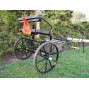EZ Entry Mini Horse Cart w/"C" Spring Steel w/53" Curved Shafts w/27" Solid Rubber Tires