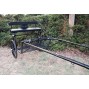 Easy Entry Horse Cart-Cob & Full Size w/Steel "C" Springs w/24" Solid Rubber Tires