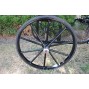 EZ Entry Mini Horse Cart w/"C" Spring Steel w/53" Curved Shafts w/27" Solid Rubber Tires