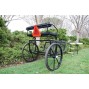 Easy Entry Horse Cart-Pony & Cob Size w/Steel "C" Springs w/30" Solid Rubber Tires