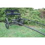 Easy Entry Horse Cart-Cob & Full Size w/Steel "C" Springs w/30" Solid Rubber Tires