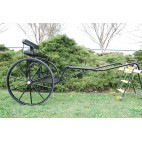 Easy Entry Horse Cart-Pony & Full /Steel "C" Springs w/Curved Shafts 40" Solid Rubber Tires