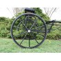 Easy Entry Horse Cart-Pony & Cob w/Steel "C" Springs w/Curved Shafts 40" Solid Rubber Tires