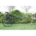 Easy Entry Horse Cart-Cob & Full Size w/Steel "C" Springs w/40" Solid Rubber Tires